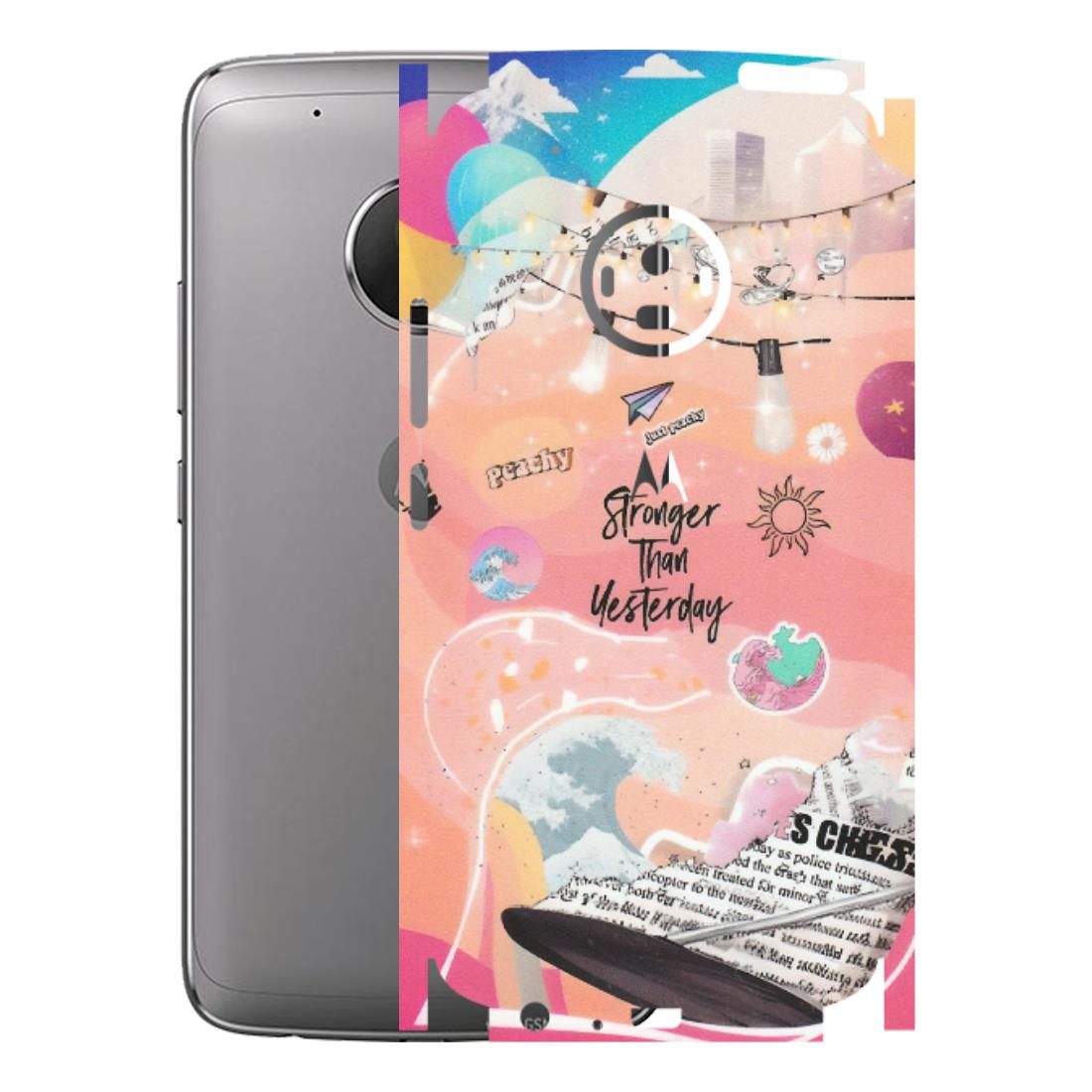 Motorola Phone Skins (All Models) - Stronger Then Yesterday - Matte Finish (M-128) Motorola Moto G5 Plus
