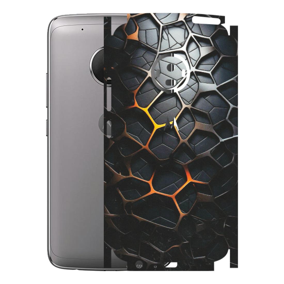 Motorola Phone Skins (All Models) - New Abstract Graphite Tiles - Matte Finish (M-130) Motorola Moto G5 Plus