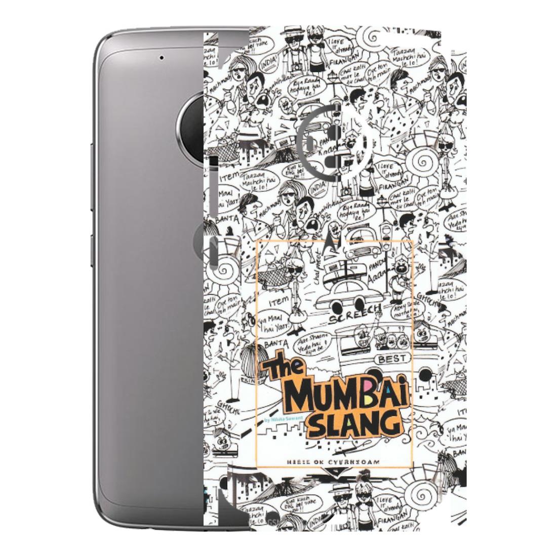 Motorola Phone Skins (All Models) - The Mumbai Slang - Matte Finish (M-142) Motorola Moto G5 Plus
