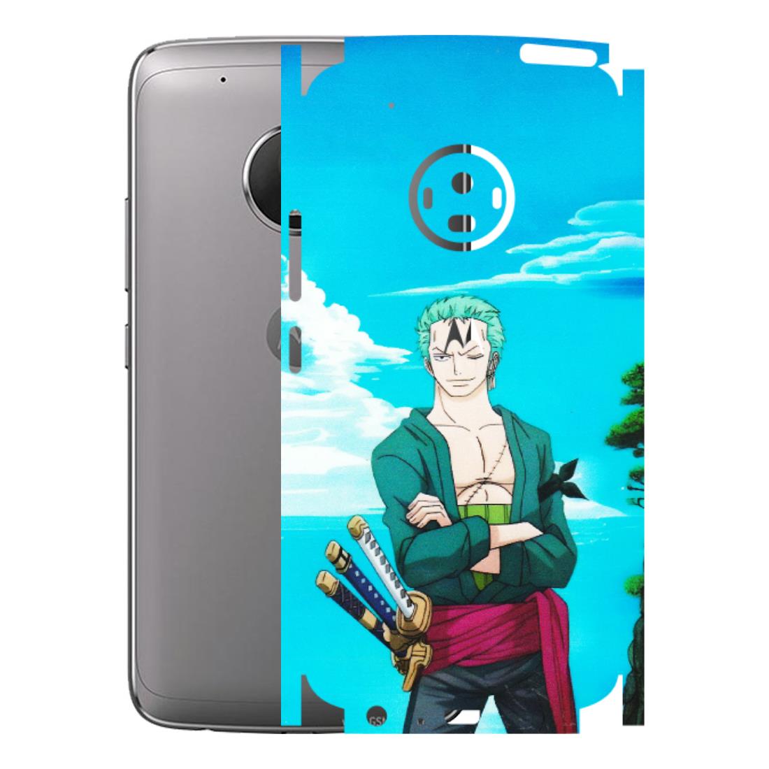 Motorola Phone Skins (All Models) - Cool Swordman Zoro Anime - Matte Finish (M-143) Motorola Moto G5 Plus