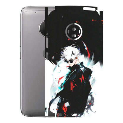 Motorola Phone Skins (All Models) - Gojo Powerful Charater Kaisen Anime - Matte Finish (M-144) Motorola Moto G5 Plus