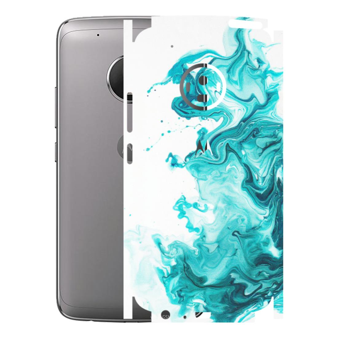 Motorola Phone Skins (All Models) - Sky Blue Abstract Colour - Matte Finish (M-146) Motorola Moto G5 Plus