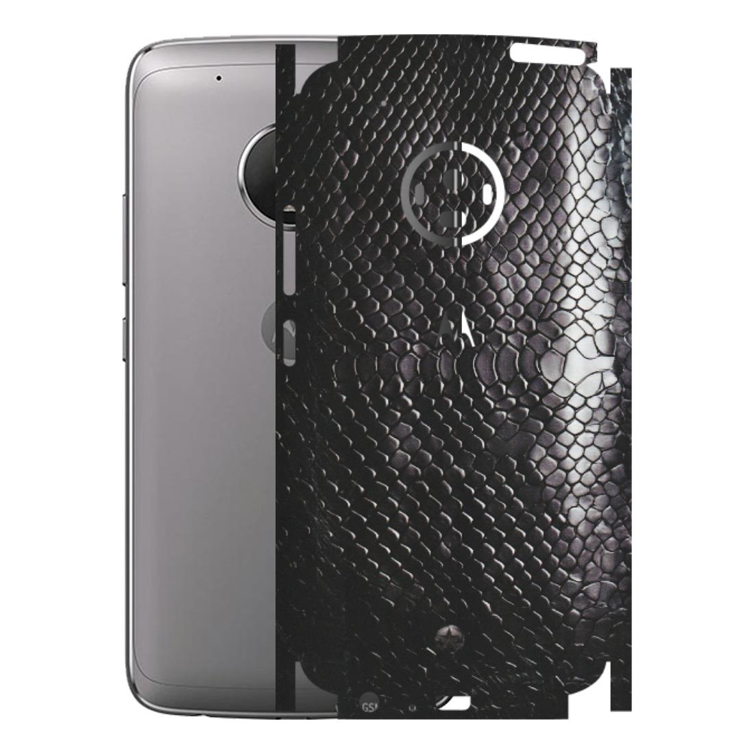 Motorola Phone Skins (All Models) - Black Snack Leather - Matte Finish (M-147) Motorola Moto G5 Plus