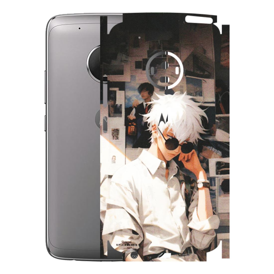 Motorola Phone Skins (All Models) - Gojo Satoru Jujustu Kaisen Anime - Matte Finish (M-156) Motorola Moto G5 Plus