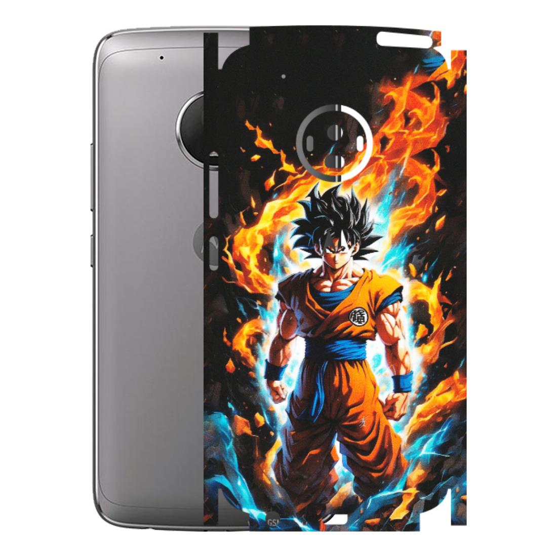 Motorola Phone Skins (All Models) - Goku Transformation Anime - Matte Finish (M-159) Motorola Moto G5 Plus