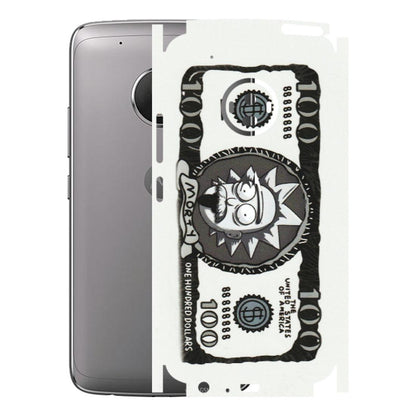 Motorola Phone Skins (All Models) - Rick And Morty Hundred Dollar Anime - Matte Finish (M-161) Motorola Moto G5 Plus