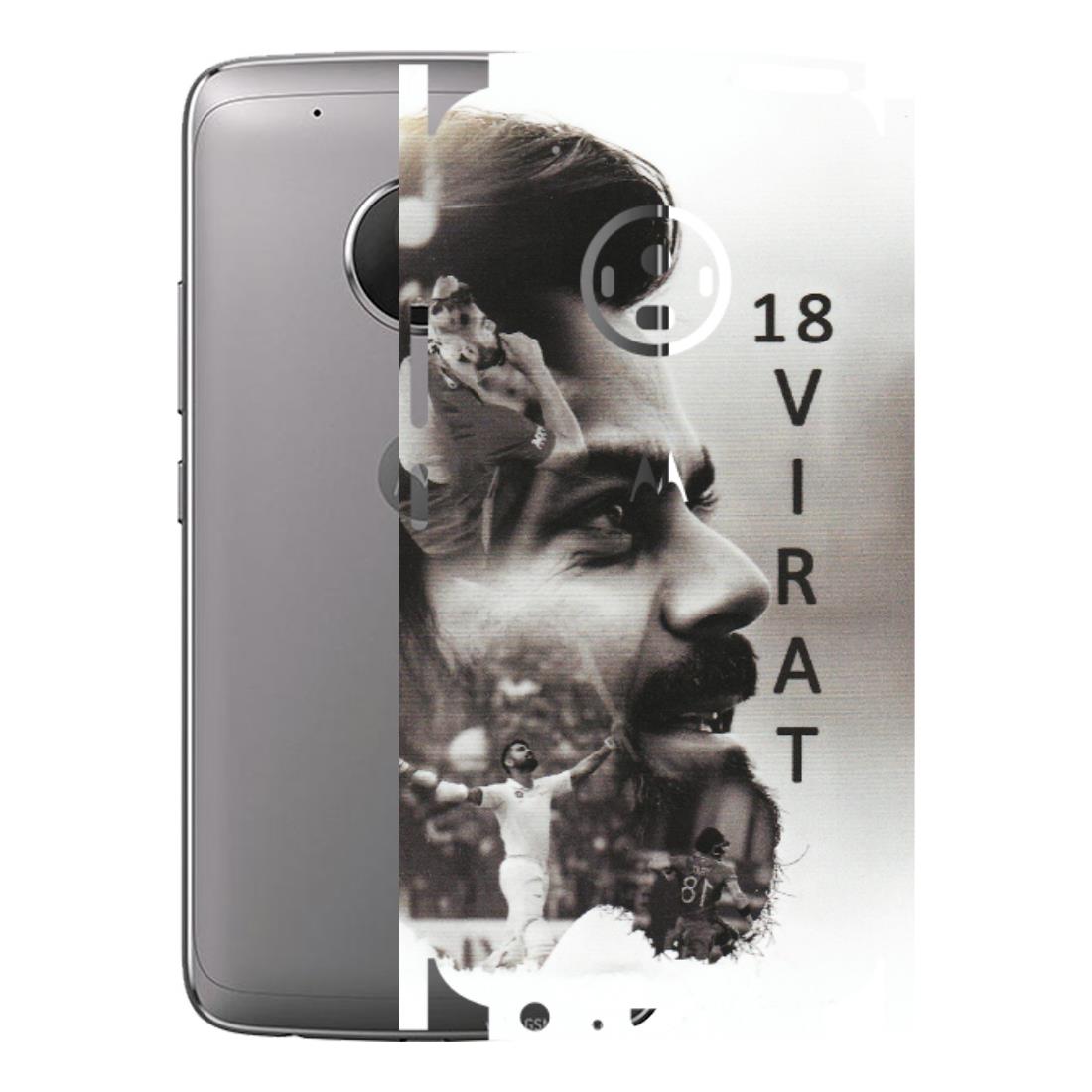 Motorola Phone Skins (All Models) - Virat Kohli Cricketer - Matte Finish (M-163) Motorola Moto G5 Plus