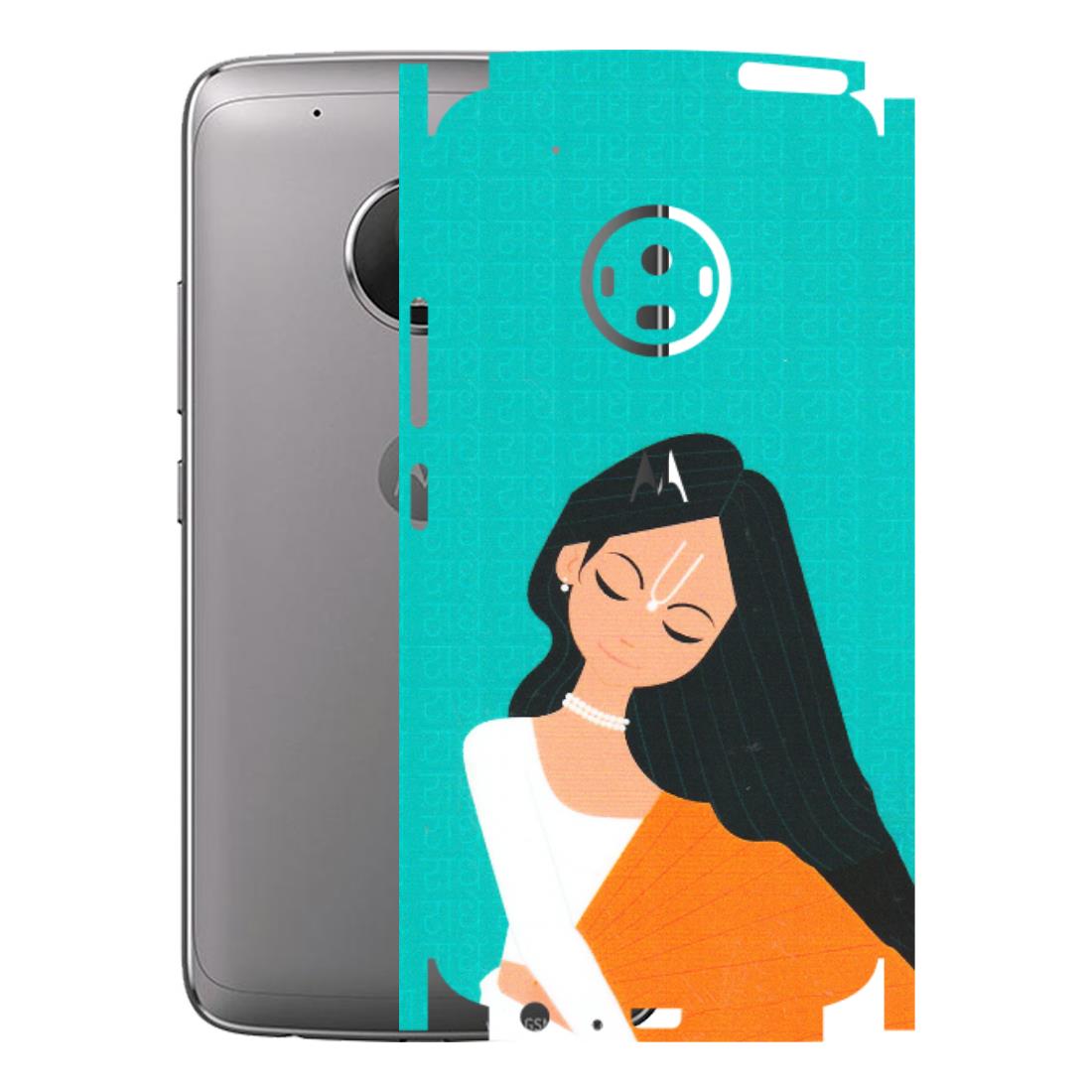 Motorola Phone Skins (All Models) - Radhe Radhe With Hindu Symbol - Matte Finish (M-164) Motorola Moto G5 Plus
