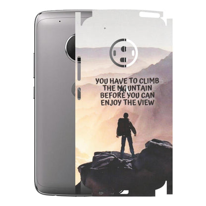 Motorola Phone Skins (All Models) - Motivational Hiking Mountain - Matte Finish (M-28) Motorola Moto G5 Plus