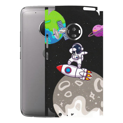 Motorola Phone Skins (All Models) - Astronaut Vibing Toon Running - Matte Finish (M-39) Motorola Moto G5 Plus