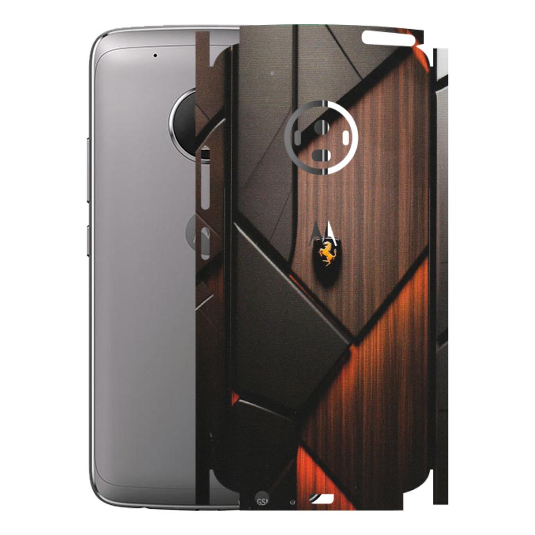 Motorola Phone Skins (All Models) - Lambo Beauty Wood Pattern Sober - Matte Finish (M-51) Motorola Moto G5 Plus