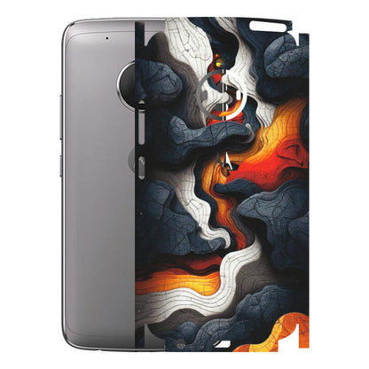 Motorola Phone Skins (All Models) - Abstract Volcanic Layers - Matte Finish (M-52) Motorola Moto G5 Plus