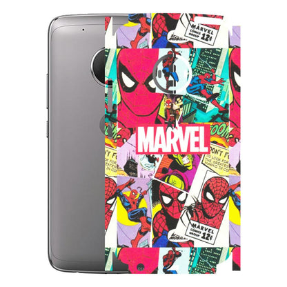 Motorola Phone Skins (All Models) - Marvel Comic Spiderman Grafitti - Matte Finish (M-72) Motorola Moto G5 Plus