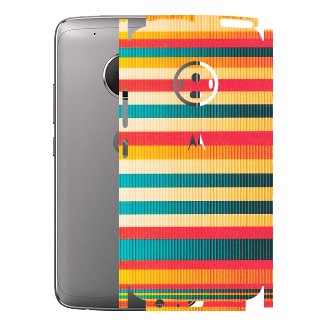 Motorola Phone Skins (All Models) - Colourful Stripes Soothing Effect - Matte Finish (M-86) Motorola Moto G5 Plus