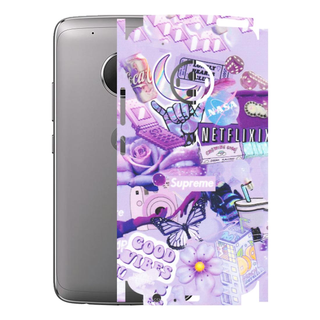 Motorola Phone Skins (All Models) - Supreme Purple Magic - Matte Finish (M-88) Motorola Moto G5 Plus