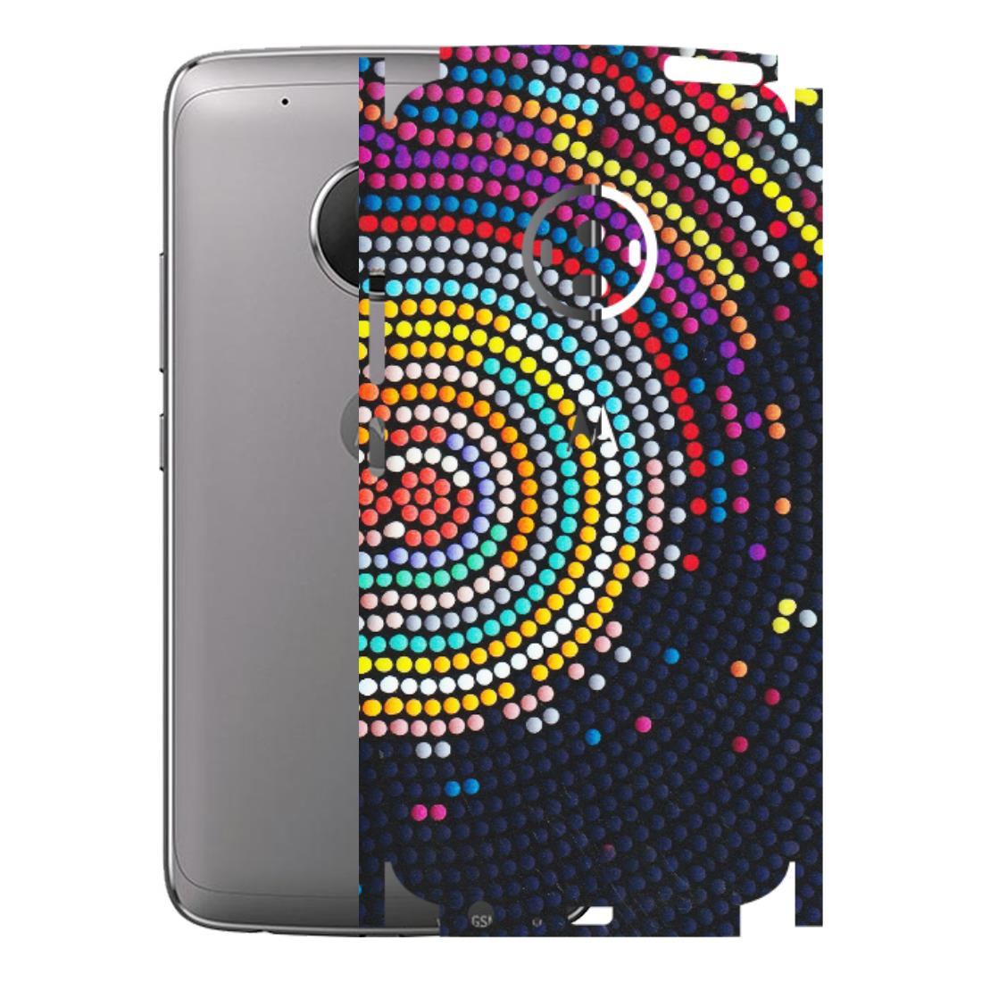 Motorola Phone Skins (All Models) - Rainbow Dot Mandala - Matte Finish (M-97) Motorola Moto G5 Plus