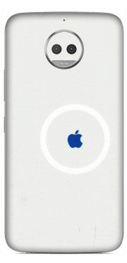 Motorola Phone Skins (All Models) - iPhone Magsafe Logo - 3D Embossed Finish (L-320) Motorola Moto G5S Plus