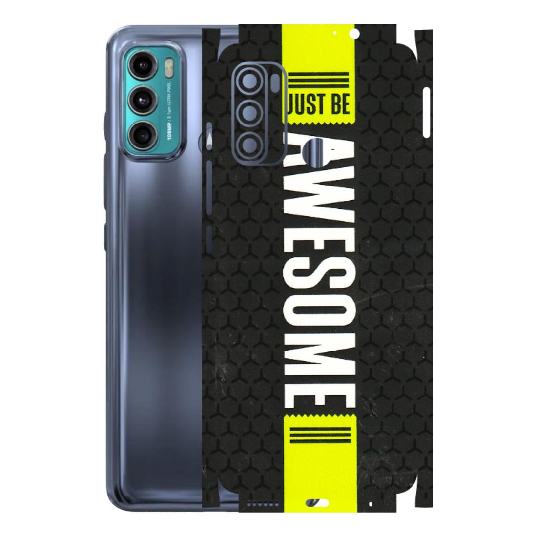 Motorola Phone Skins (All Models) - Just Be Awesome - 3D Embossed Finish (L-101) Motorola Moto G60