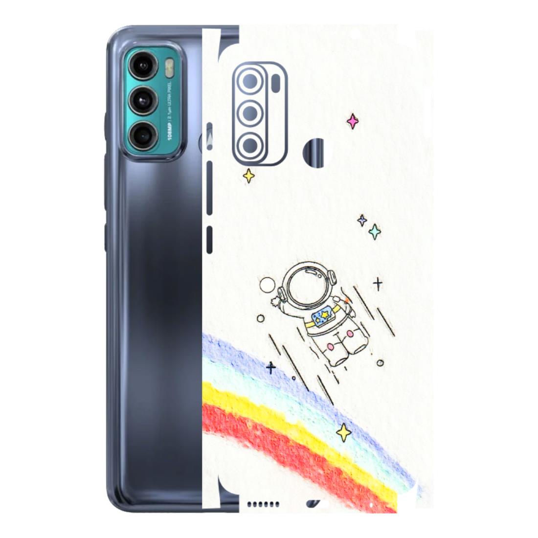 Motorola Phone Skins (All Models) - Milkyway Astronaut - 3D Embossed Finish (L-110) Motorola Moto G60
