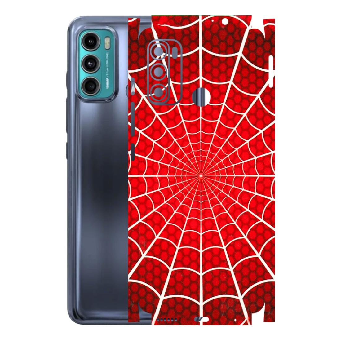 Motorola Phone Skins (All Models) - Classic Spidey Web - 3D Embossed Finish (L-115) Motorola Moto G60