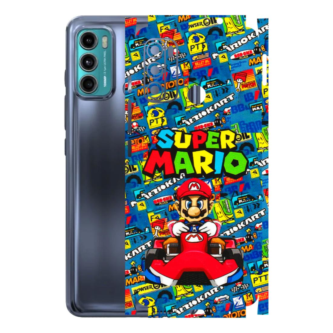 Motorola Phone Skins (All Models) - Super Mario Kart - 3D Embossed Finish (L-140) Motorola Moto G60