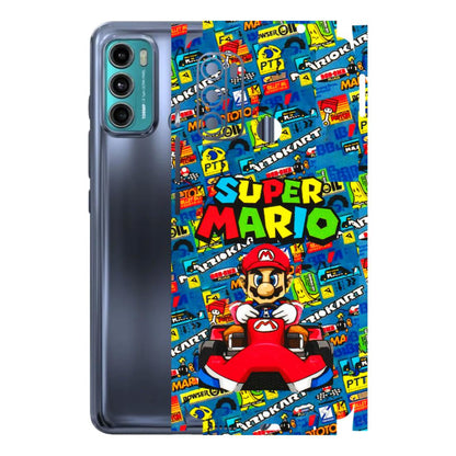 Motorola Phone Skins (All Models) - Super Mario Kart - 3D Embossed Finish (L-140) Motorola Moto G60