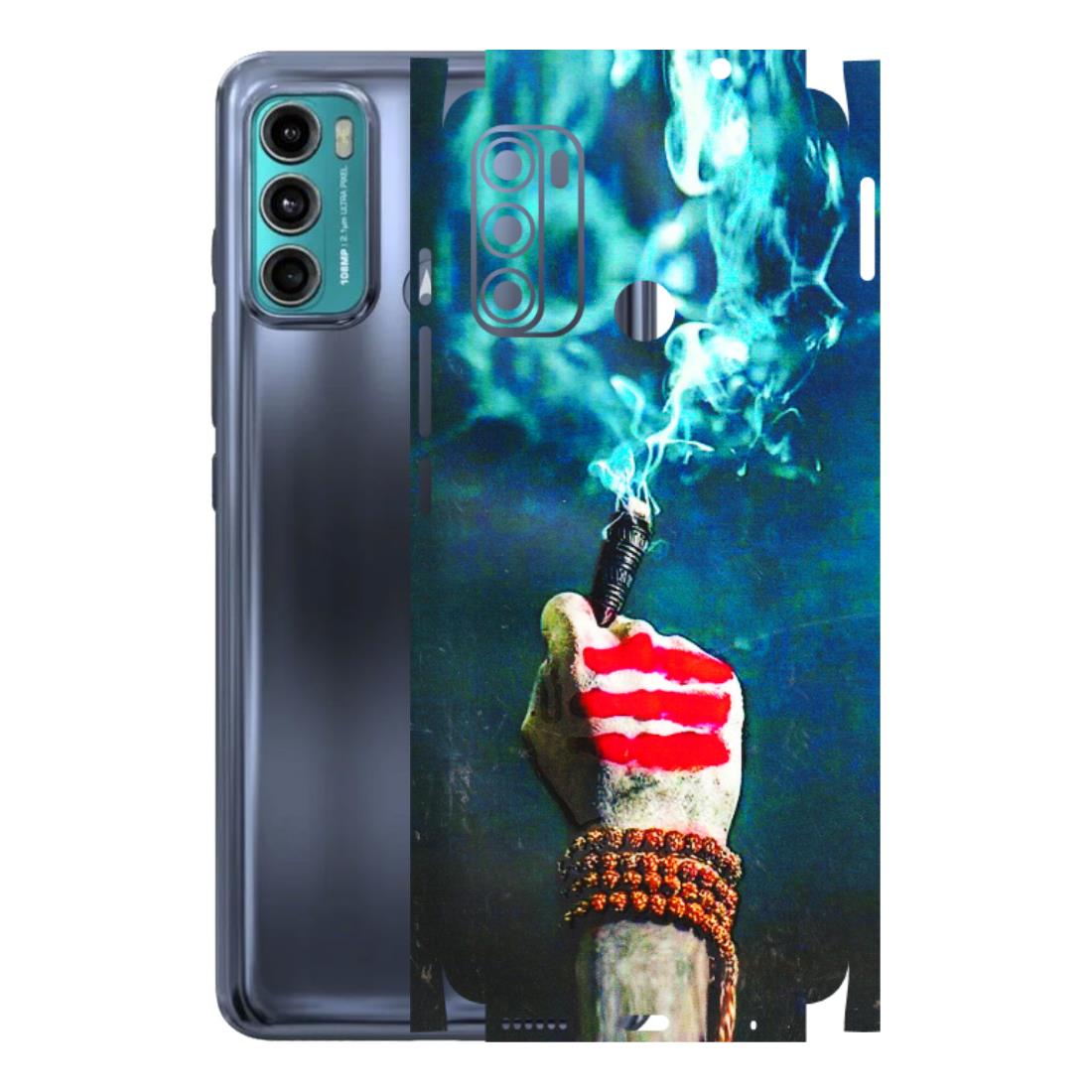 Motorola Phone Skins (All Models) - Mahadev Bhakt - 3D Embossed Finish (L-146) Motorola Moto G60