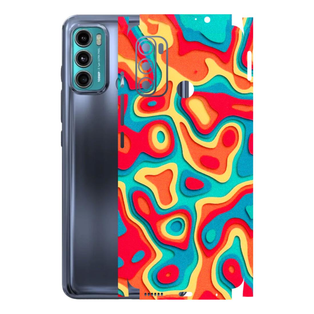 Motorola Phone Skins (All Models) - Abstract Swirl - 3D Embossed Finish (L-150) Motorola Moto G60