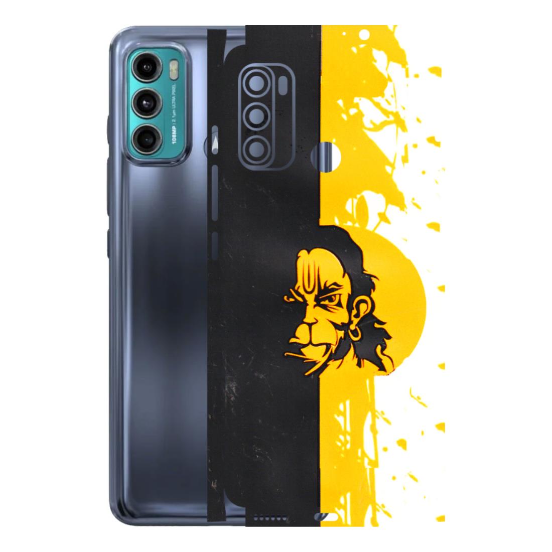 Motorola Phone Skins (All Models) - Bajrangbali - 3D Embossed Finish (L-151) Motorola Moto G60
