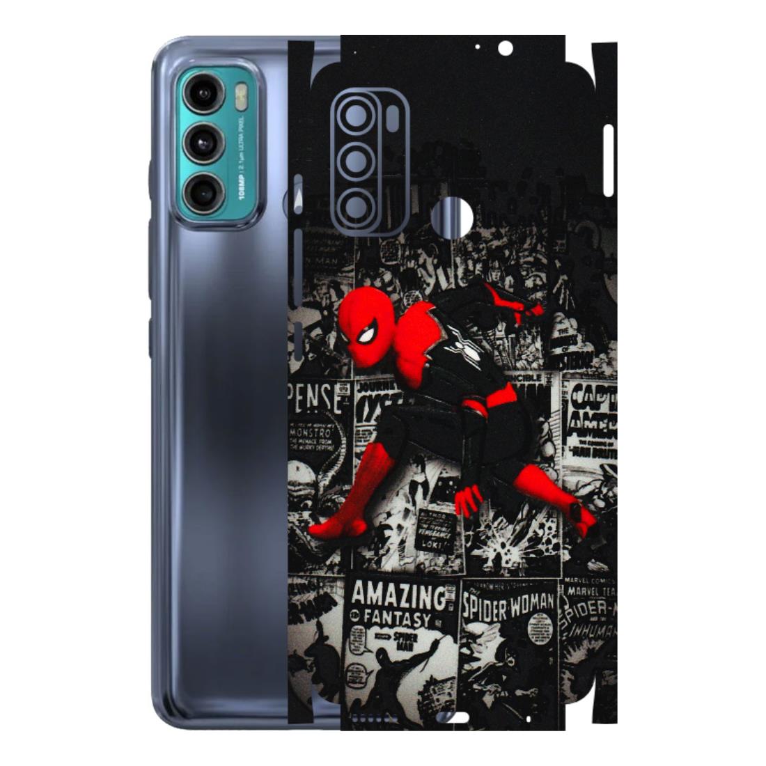 Motorola Phone Skins (All Models) - SpiderMan New - 3D Embossed Finish (L-162) Motorola Moto G60