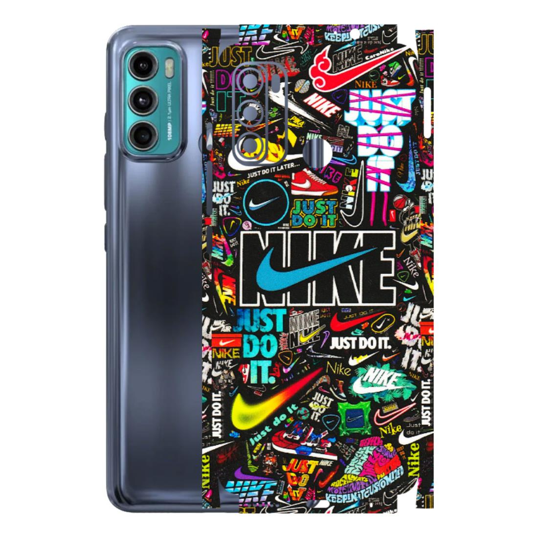 Motorola Phone Skins (All Models) - Just Do It Doodles - 3D Embossed Finish (L-166) Motorola Moto G60