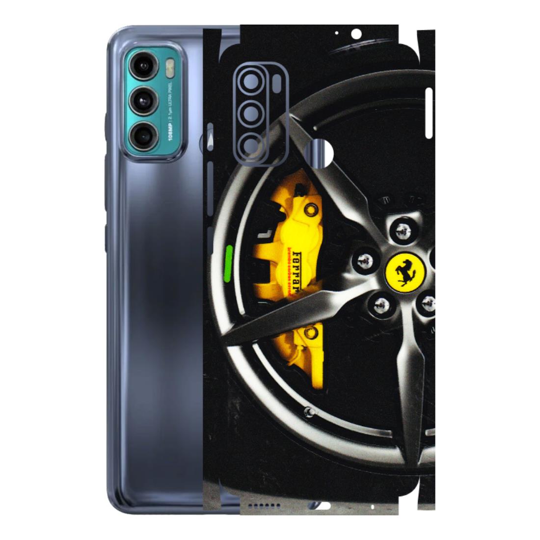 Motorola Phone Skins (All Models) - Ferrari Wheel Alloy - 3D Embossed Finish (L-173) Motorola Moto G60