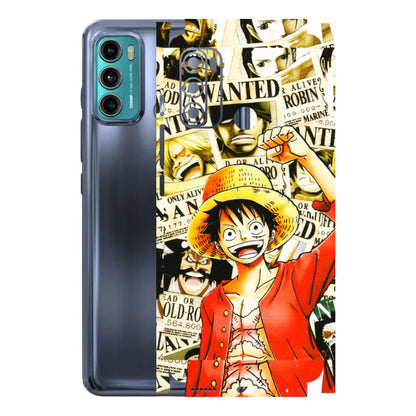 Motorola Phone Skins (All Models) - Luffy Anime - 3D Embossed Finish (L-177) Motorola Moto G60