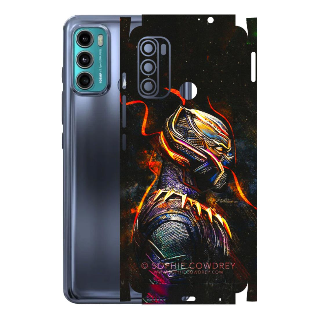 Motorola Phone Skins (All Models) - Black Panther - 3D Embossed Finish (L-190) Motorola Moto G60