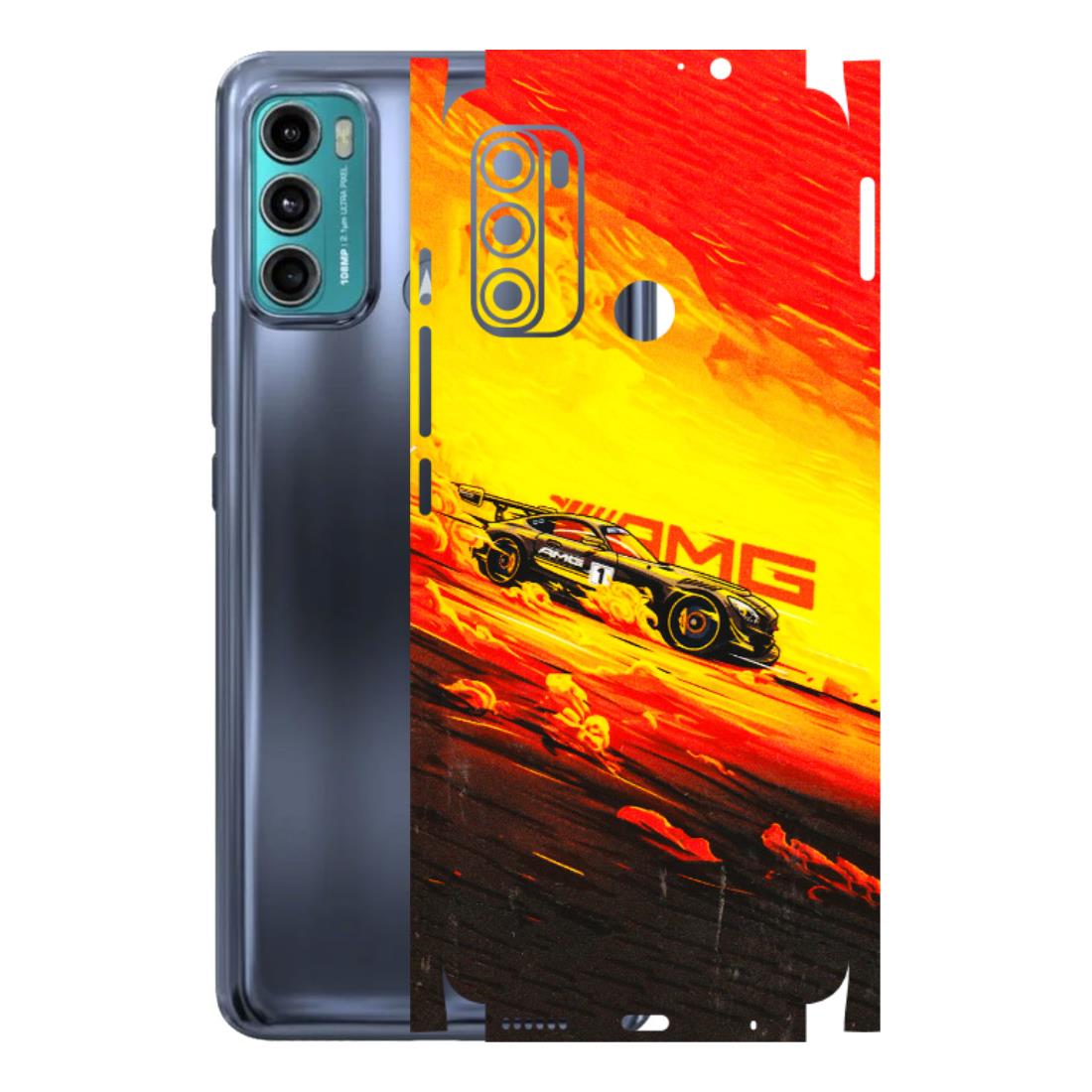 Motorola Phone Skins (All Models) - AMG Car Speed Cover - 3D Embossed Finish (L-256) Motorola Moto G60