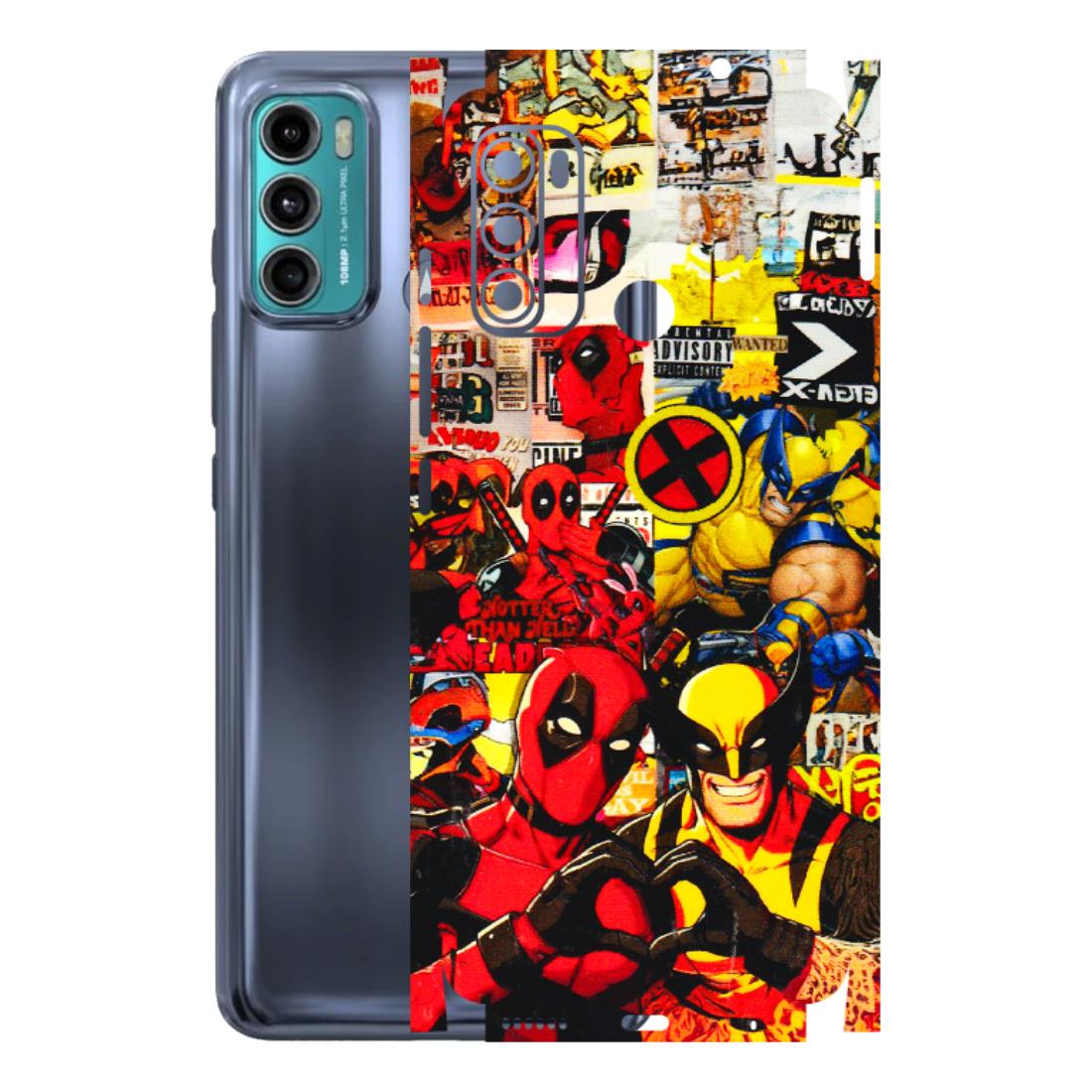 Motorola Phone Skins (All Models) - Spidy Wolverine - 3D Embossed Finish (L-310) Motorola Moto G60