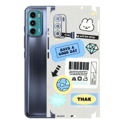 Motorola Phone Skins (All Models) - Will Be Okay Design - 3D Embossed Finish (L-316) Motorola Moto G60
