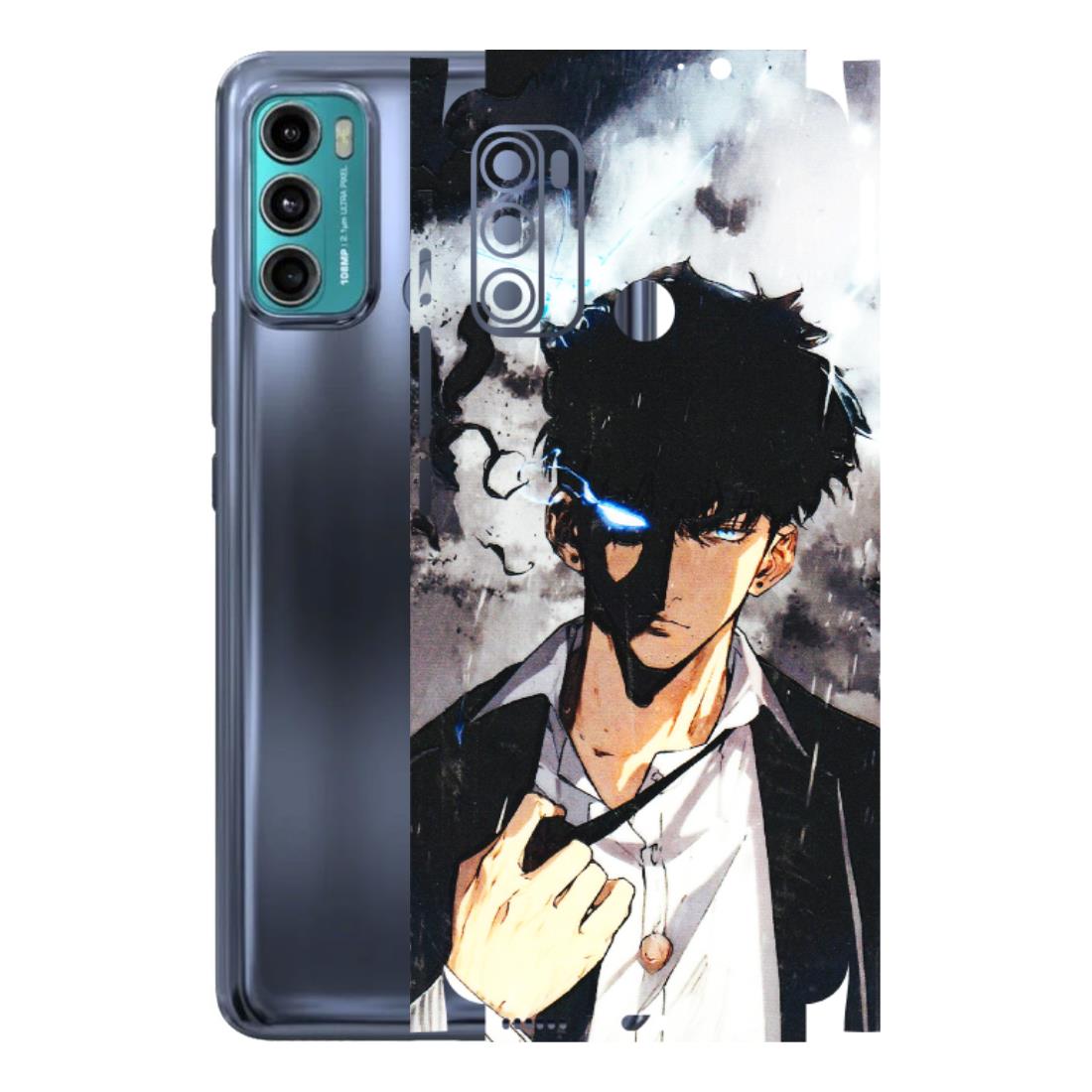 Motorola Phone Skins (All Models) - Sung Jinwoo Manhwa Anime - 3D Embossed Finish (L-328) Motorola Moto G60