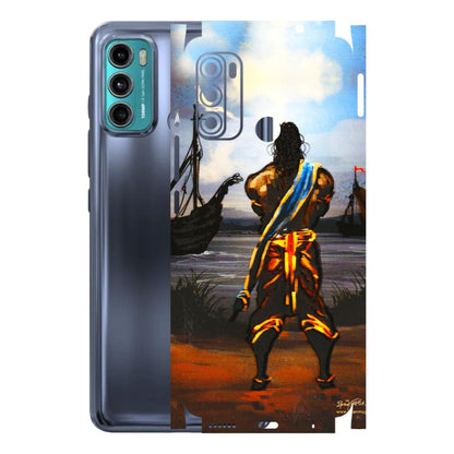 Motorola Phone Skins (All Models) - Heavenly God Figure - 3D Embossed Finish (L-34) Motorola Moto G60