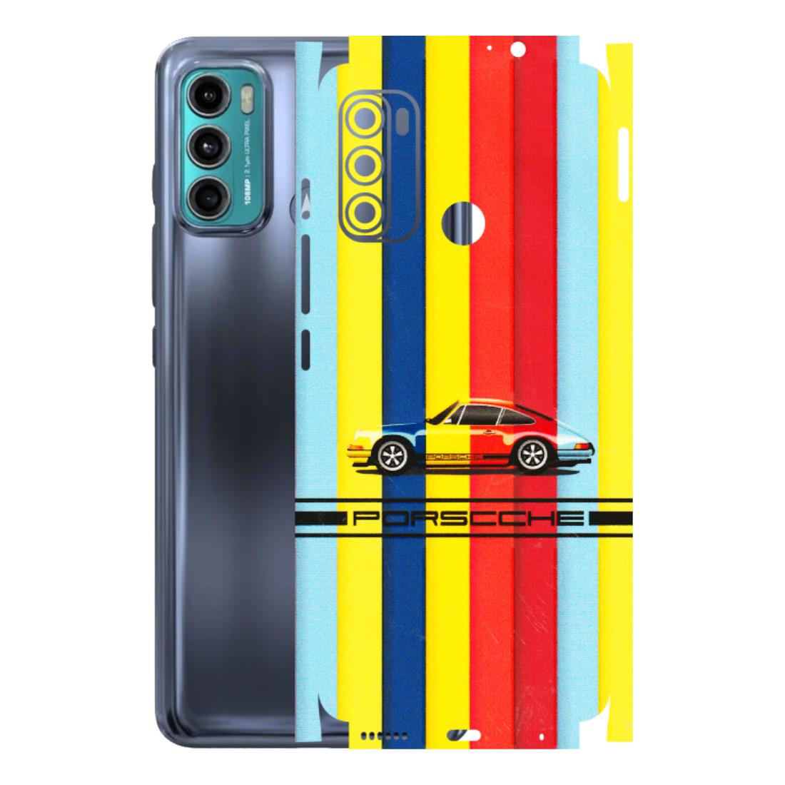 Motorola Phone Skins (All Models) - Multicolour Porche - 3D Embossed Finish (L-39) Motorola Moto G60