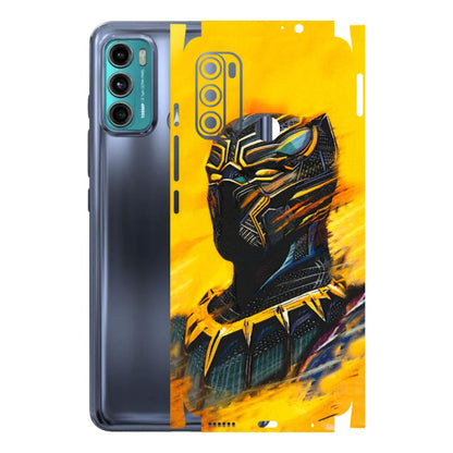 Motorola Phone Skins (All Models) - Yellow Panther - 3D Embossed Finish (L-54) Motorola Moto G60