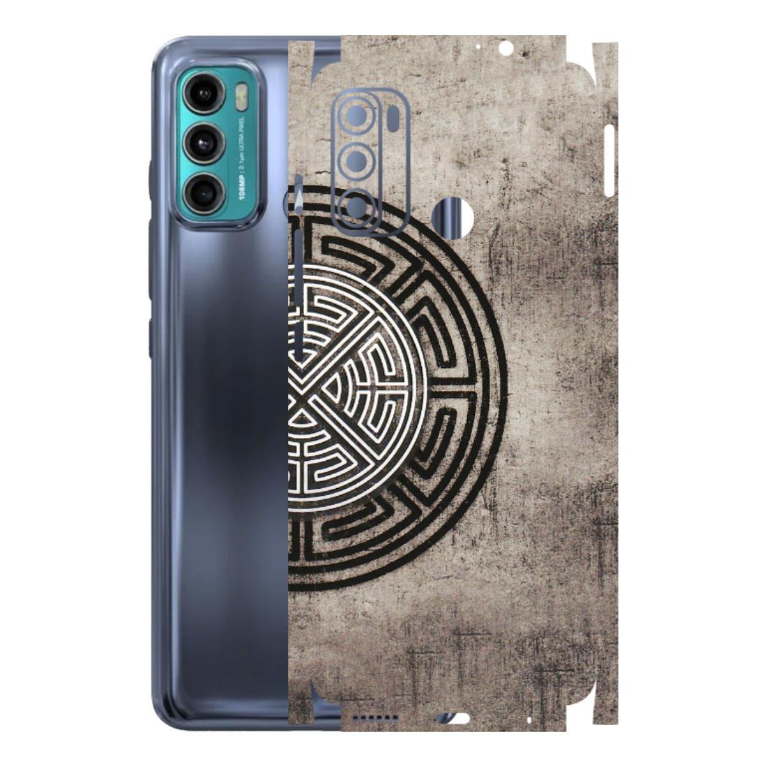 Motorola Phone Skins (All Models) - Mysterious Circular Design - 3D Embossed Finish (L-63) Motorola Moto G60