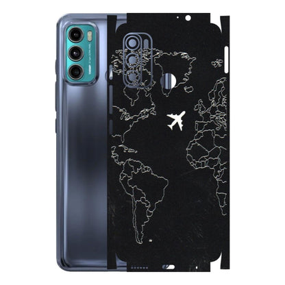 Motorola Phone Skins (All Models) - Never Ending Travel - 3D Embossed Finish (L-79) Motorola Moto G60