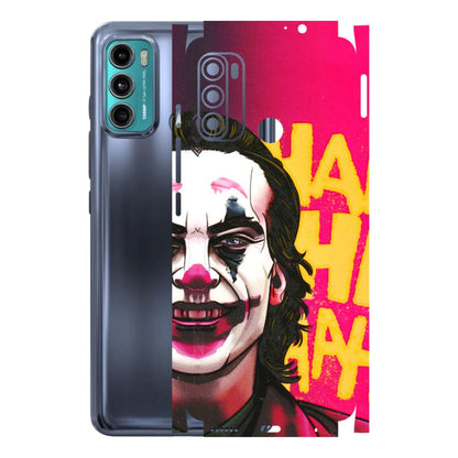 Motorola Phone Skins (All Models) - Joker Evil Laugh - 3D Embossed Finish (L-97) Motorola Moto G60