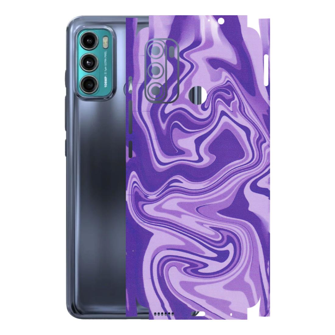 Motorola Phone Skins (All Models) - Hazy Purple Nights - Matte Finish (M-14) Motorola Moto G60