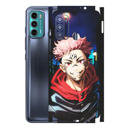 Motorola Phone Skins (All Models) - Yuji Itadori Funny Face Anime - Matte Finish (M-152) Motorola Moto G60