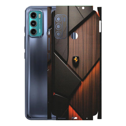 Motorola Phone Skins (All Models) - Lambo Beauty Wood Pattern Sober - Matte Finish (M-51) Motorola Moto G60