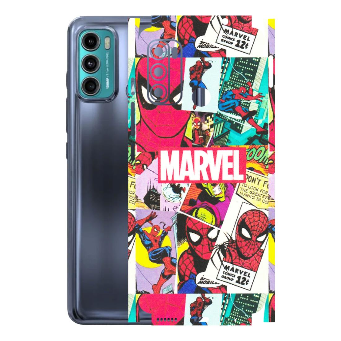 Motorola Phone Skins (All Models) - Marvel Comic Spiderman Grafitti - Matte Finish (M-72) Motorola Moto G60