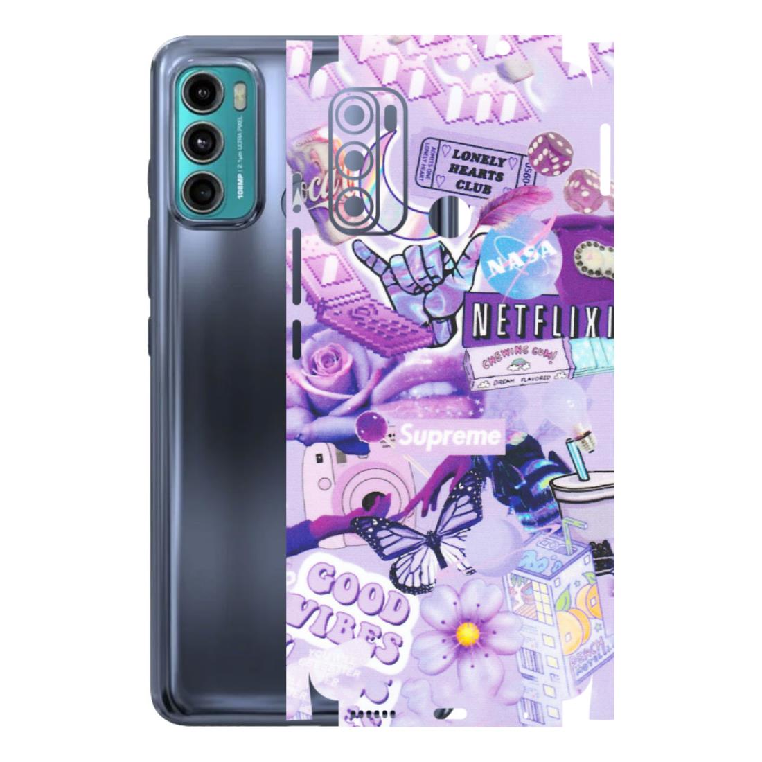 Motorola Phone Skins (All Models) - Supreme Purple Magic - Matte Finish (M-88) Motorola Moto G60