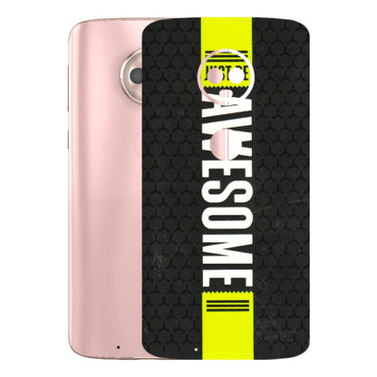 Motorola Phone Skins (All Models) - Just Be Awesome - 3D Embossed Finish (L-101) Motorola Moto G6